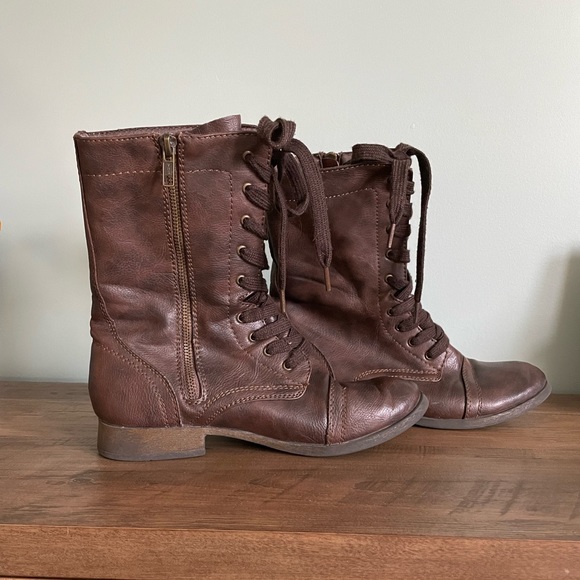 Mossimo Supply Co. Shoes - Brown Combat Boots